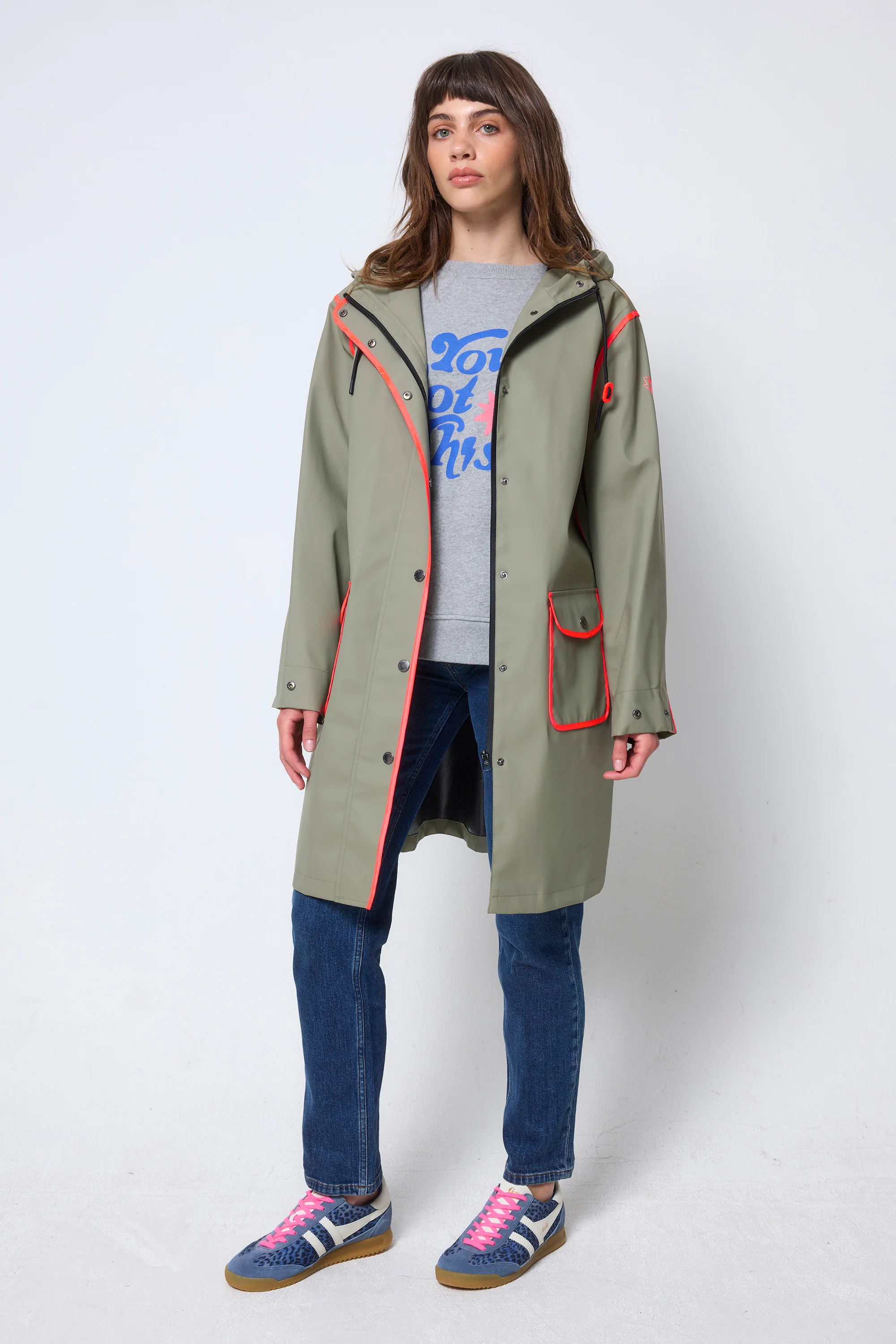 The Khaki Waterproof: Scamp & Dude Khaki Raincoat