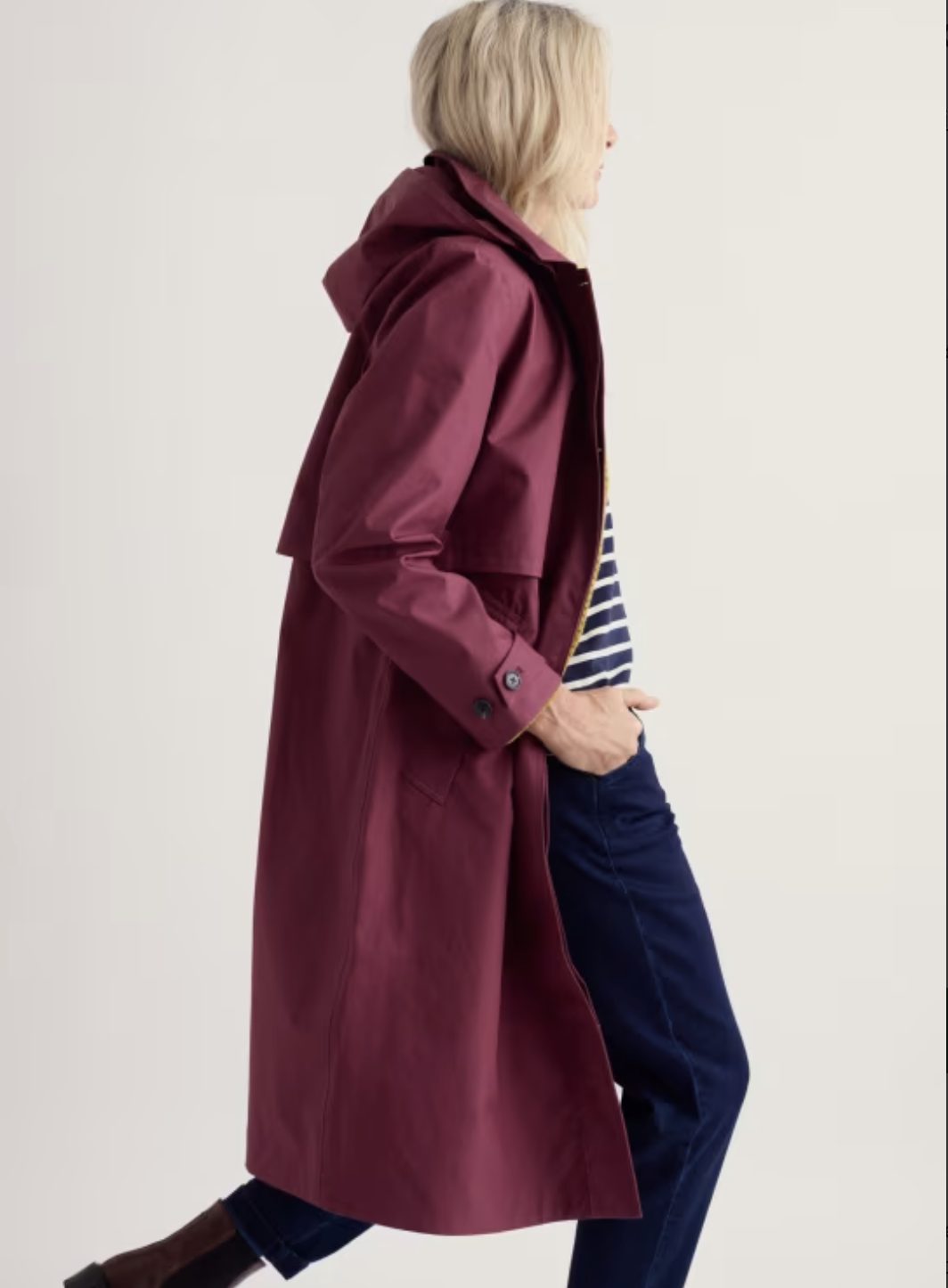 The Proper Waterproof Trench: Seasalt Cornwall Sea Lights Waterproof Trench Coat